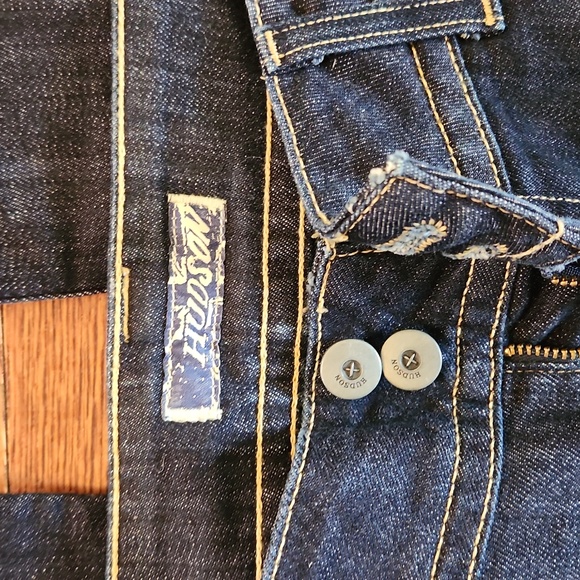 Hudson Mid Rise Boot Leg Ankle Jeans with Flap pocket - Picture 2 of 6